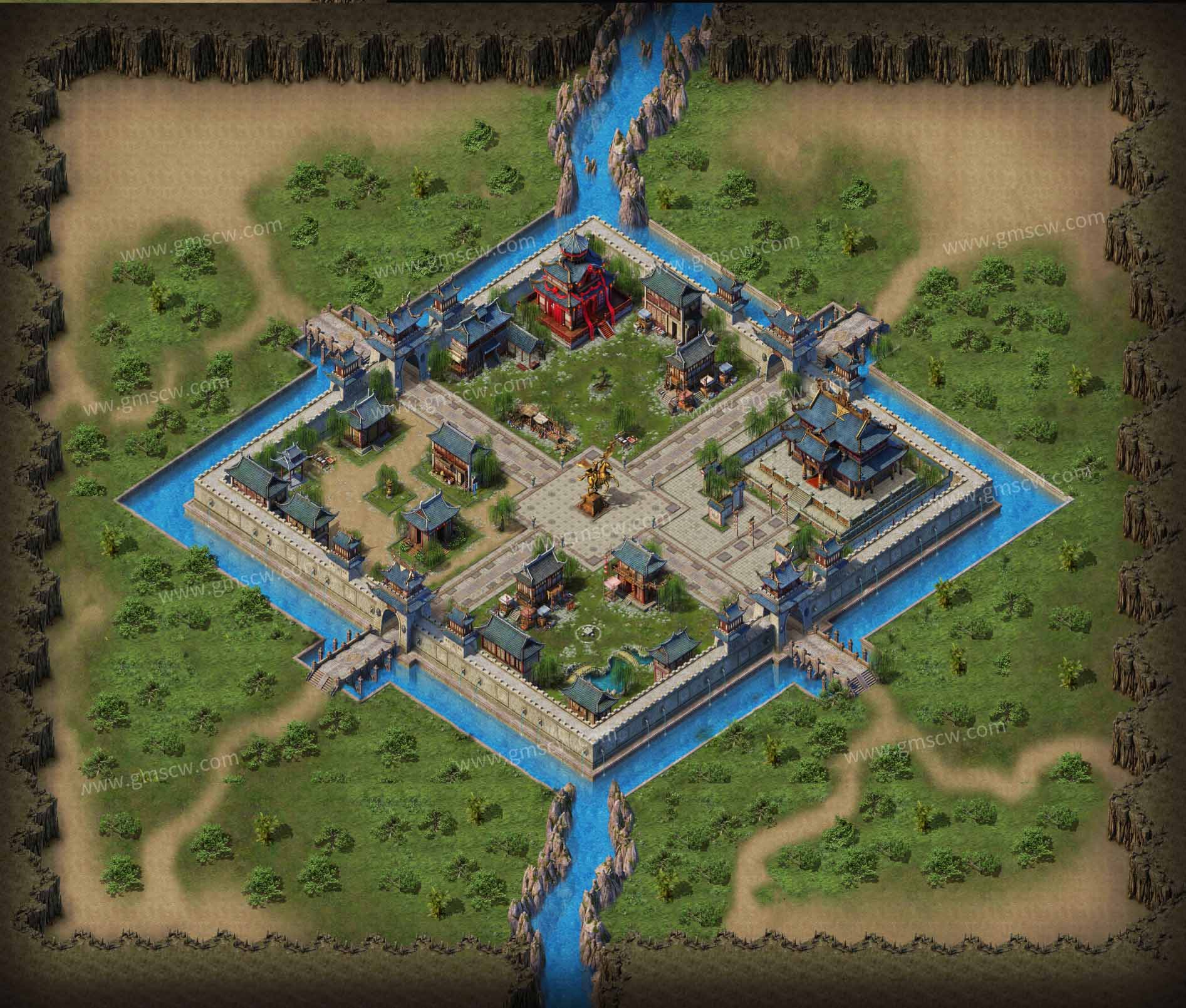 神域之地传奇地图素材